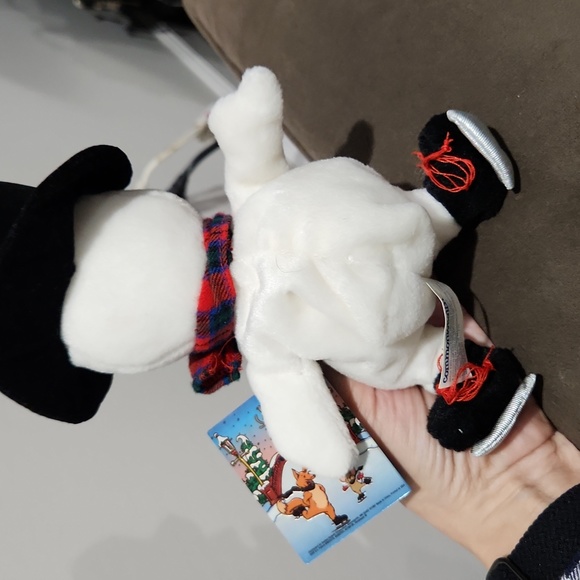 Snowden Plush Skating Snowman - Picture 3 of 3